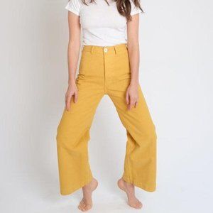 Jesse Kamm sailor pants in caribbean gold
